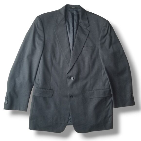 Hart Schaffner Marx Gold Trumpeter Blazer Men's 42R Grey Suit Jacket Nordstrom - Picture 1 of 14